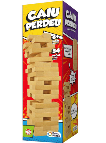 Pais & Filhos – Caiu Perdeu, 54 Pçs, idade mínima recomendada – 6 anos