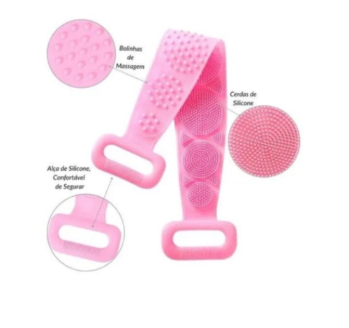 Esponja de banho lava costa Silicone anti bacteriano cores sortido