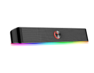 Soundbar Gamer Redragon Adiemus, 6W RMS, RGB, USB, 150Hz/20KHz, Botão Touch, Preto – GS560