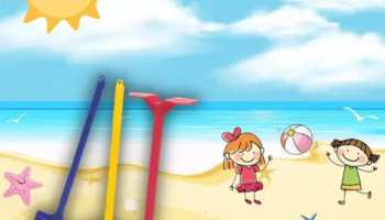 Brinquedo Infantil Pedagógico Kit Praia e Jardim Simples Tateti Calesita 3 Itens