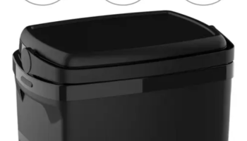 Caixa Termica Cooler 12L Preta Bebidas Com Porta Copo Soprano