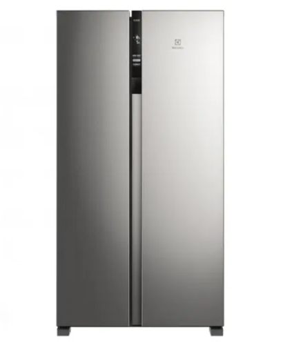 Geladeira/Refrigerador Electrolux Frost Free Side by Side Inox Look 435L Efficient IS4S