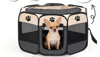 Casinha Pet Resistente | Portátil Dobrável Grande para Cães e Gatos