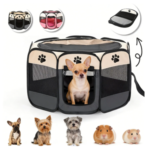 Casinha Pet Resistente | Portátil Dobrável Grande para Cães e Gatos