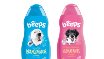 01 Shampoo Pet Branqueador e 01 Condicionador Beeps