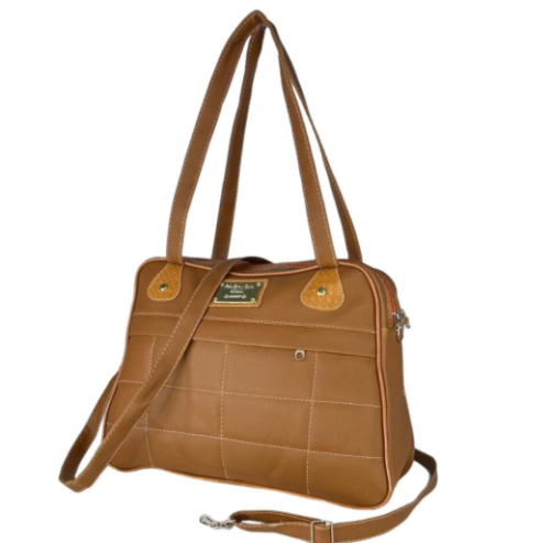 Bolsa Transversal Feminina Ombro Reforçada 2 Divisorias + 2 Alças Trabalho