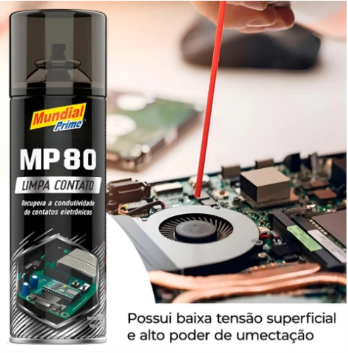Spray Limpa Contato Elétrico Manutenção Eletrônica Removedor – 300ml