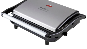 Sanduicheira/Grill Britânia Press BGR27I 2 em 1 Prata 850W Antiaderente