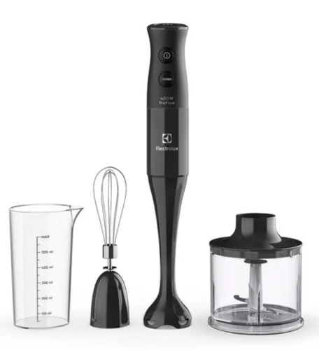Mixer 3 em 1 Electrolux Preto 400W com Tecnologia TruFlow (EIB10)