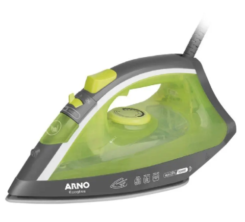 Ferro de Passar Roupa a Vapor e a Seco Arno Ecogliss FEC1 Verde