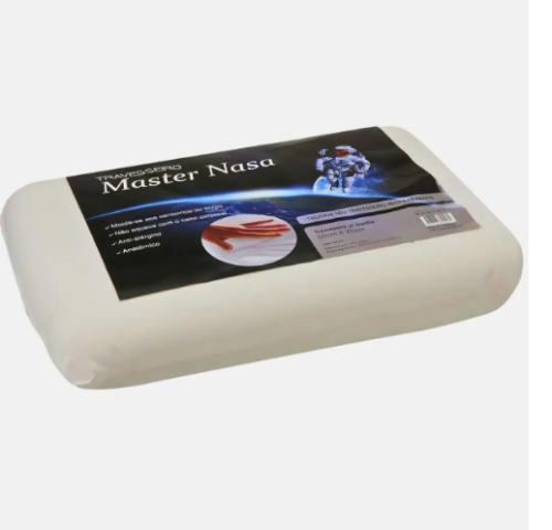 Travesseiro Nasa Master Antialérgico Anatomico e Não Aquece Com Calor Corporal – Master Comfort