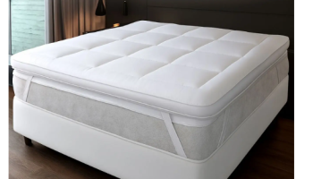 Pillow Top Casal Manta Acrílica Siliconada 138x188cm Extra Macio Protetor de Colchão Conforto Hotel Premium – SouTextil