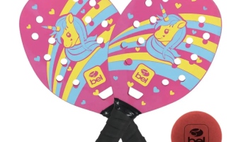 Raquete Beach Tennis Infantil Unicórnio Menina Bolinha Kid – Bel