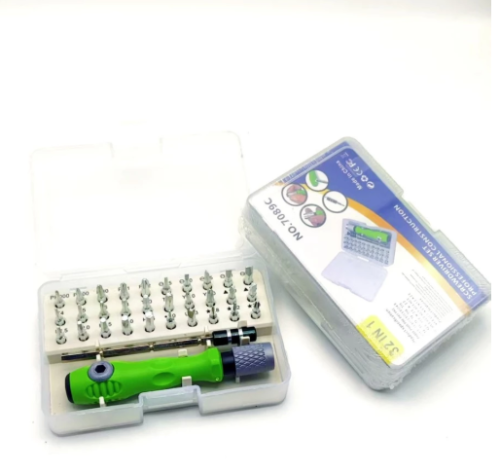 Jogo Chave Kit De Ferramentas Conjunto Com 32 Em 1 Multiuso