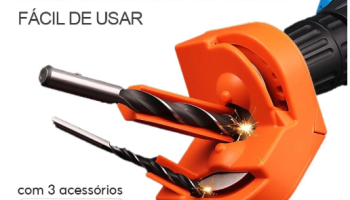 Afilador de Brocas Elétrico,Ferramenta De Moagem Multiuso Para Todos Os Bits Guia Ajustável