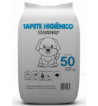Tapete Higiênico Cachorro 50 Unidades Standard 1ª Linha (80×60) fralda manta absorvente pet cachorro cão