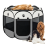 Cercado Para Cachorros Gato Pet Grande Dobrável Portátil G 114×114×58cm