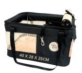 Bolsa Transporte Latam Aéreo Aerial Cães Gatos São Pet Nova Preta