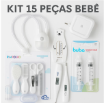 Kit Higiene Bebê Completo 15 Peças Neutro Pimpolho e Buba Chá Revelação