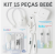 Kit Higiene Bebê Completo 15 Peças Neutro Pimpolho e Buba Chá Revelação