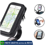 Bolsa À Prova D’água De Motocicleta Retrovisor Suporte de Celular 6.5P