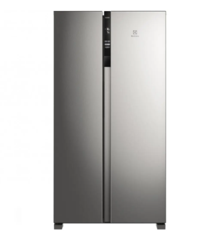 Geladeira/Refrigerador Electrolux Frost Free Side by Side Inox Look 435L Efficient IS4S