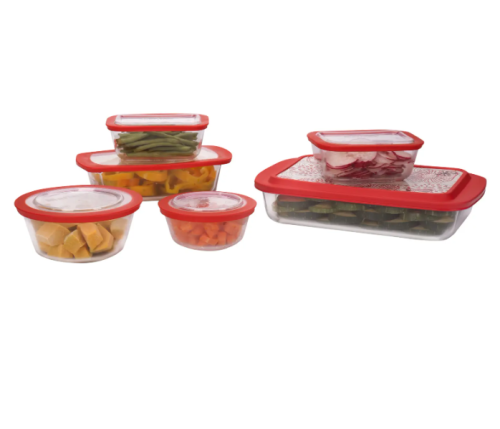 Conjunto de Assadeiras de Vidro Marinex Prática – 6 Peças