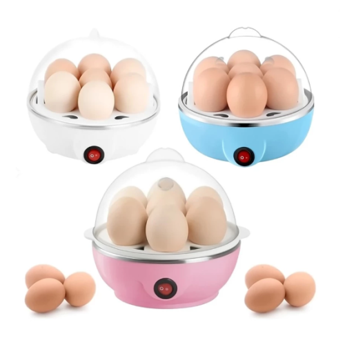 Cozedor de Ovos Elétrico Portátil Cozinha à Vapor 110V Cor Aleatória