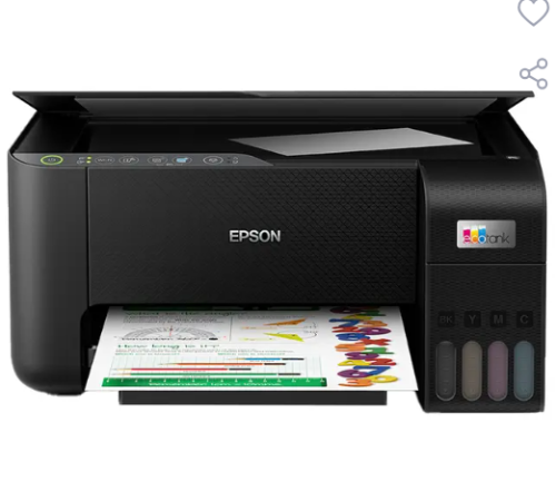 Impressora Multifuncional Jato de Tinta Epson Ecotank L3250 Colorido Wi-Fi – Preto – Bivolt