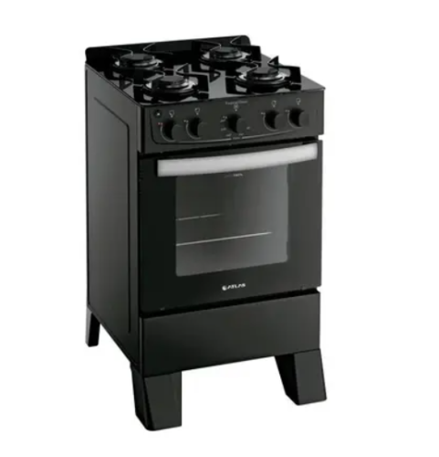 Fogão 4 Bocas Atlas Tropical Glass com Mesa de Vidro Bivolt – Atlas Eletrodomésticos