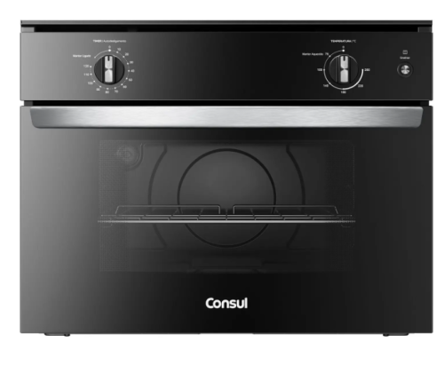 Forno Elétrico de Embutir Consul Multifuncional Grill 47L Preto COB47BE