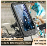 ⭐ Suporte De Celular ⭐ Guidão Articulado Para Moto Bike Bicicleta Tela de Até 6,7″ Polegadas
