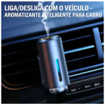 Acessório Portátil Para Carro-Difusor Inteligente De Aromaterapia , Umidificador , Removedor De Odores , Ambientador