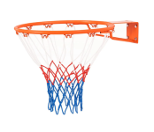 Aro de Basquete 45cm Tamanho Oficial com Rede Poliéster Kit Fixação Chumbadores Bel – Belfix