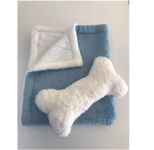 Cobertor Soft Pet macio + Almofada ossinho (CACHORRO/GATO)