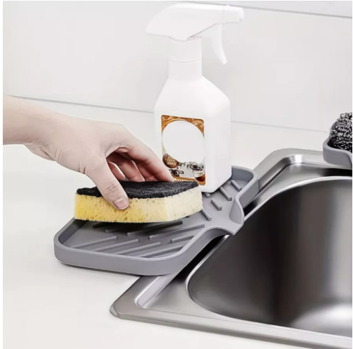 Tapete Escorredor De Pia Torneira Escorredor De Silicone Cozinha Sabão Tapete De Pia