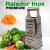 Ralador Inox 4 em 1 Faces Premium 21cm Aço Inoxidável – Multiuso para Queijo, Legumes e Vegetais – Resistente e Compacto
