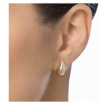 Rommanel Brinco Feminino Gota Luxo Banhado A Ouro 18k 527478 Dourado