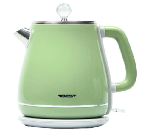 Chaleira Jarra Elétrica Colorida 1.8 L Best Moderna Cor Verde 110 V