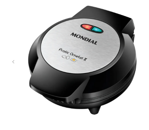 Omeleteira Eletrica Om-04-bi 220v/60hz Mondial Preto