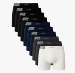 Kit Com 10 Cuecas Boxer Microfibra Adulto Usee Brasil