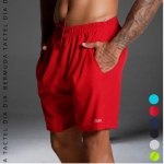 Bermuda Tectel Masculino Leve Fresca Bolsos Frontais