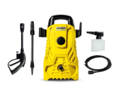 Lavadora de Alta pressão Kärcher Compacta 1500 PSI/Libras 1400W 300L/h com Aplicador de Detergente e Lança Regulável 127v