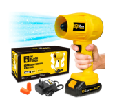 Soprador De Ar Turbo 21v Portátil Bateria Recarregável Potente Para Folhas Pó Limpeza Carro Tso-21a The Black Tools