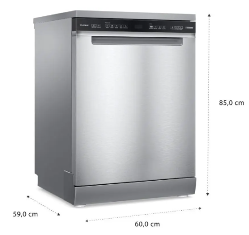 Lava-louças Brastemp 15 Serviços Inox com Power Clean – BLF62AR
