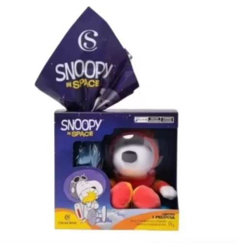Ovo de Páscoa ao Leite Pelúcia Snoopy Astronauta 170g