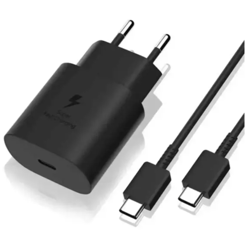 Carregador Turbo Tipo – C Fonte 45W + Cabo Compatível com Samsung Galaxy Carga Ultra Rápida – Hoco