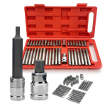 Jogo De Ferramentas 40 Pçs Bit Torx Allen Multidentado Crv