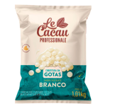 Gotas de Chocolate Fracionado Branco 1,01kg – Le Cacau