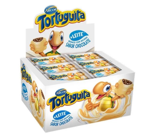 Chocolate Tortuguita Branco 24 Unidades 15,5g